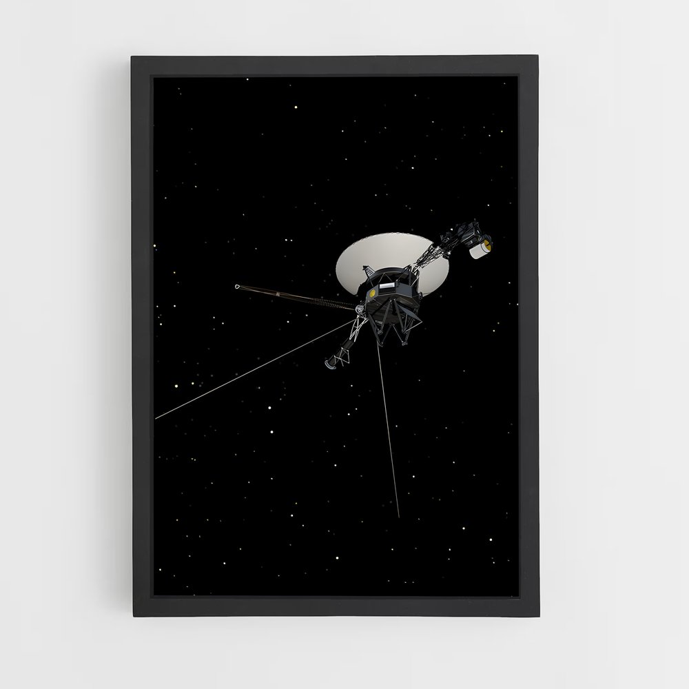 Poster Constellation Voyager – affiche Missions spatiales (vue 2)